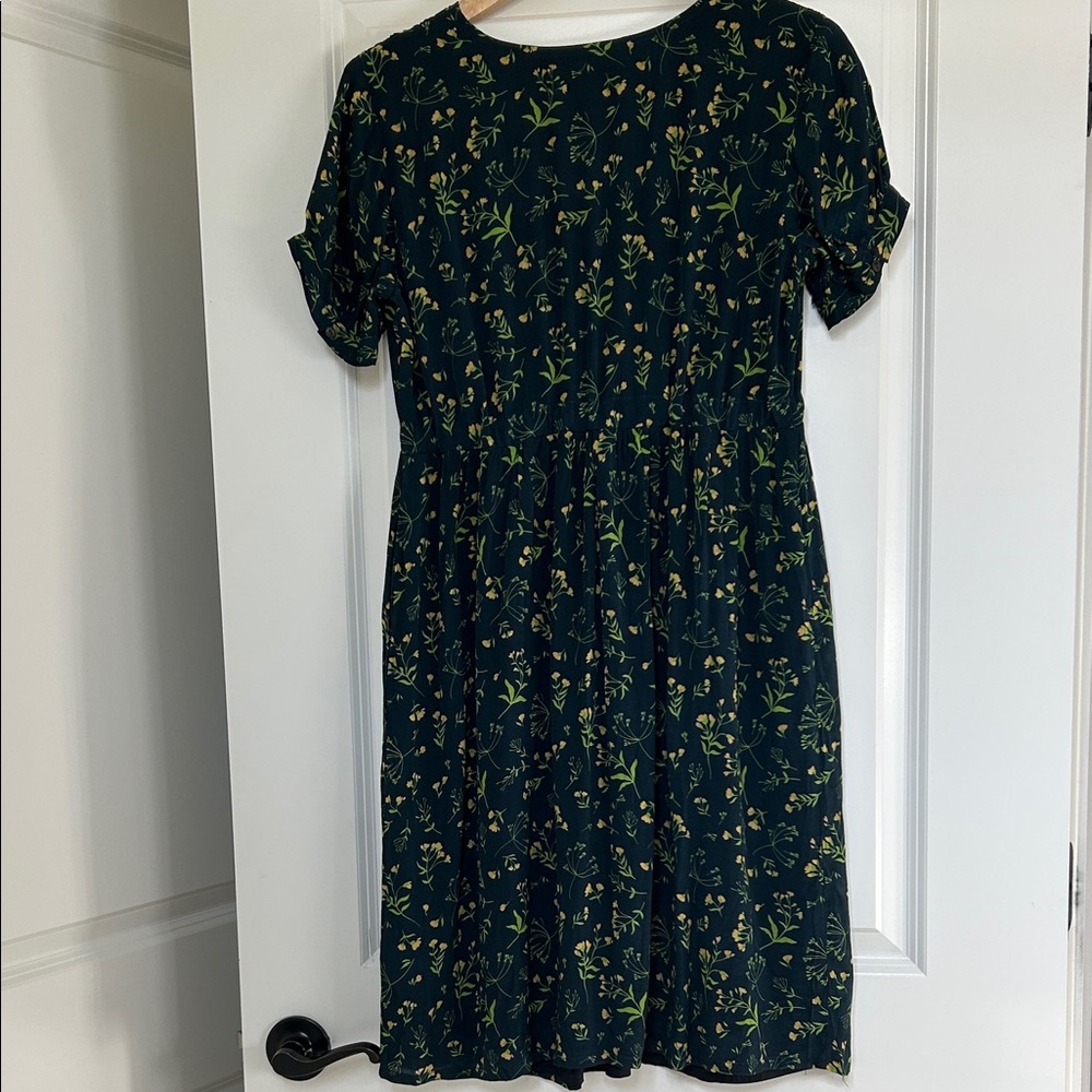 Reistor Gathered Knee length Floral dress size S - Picture 6 of 9